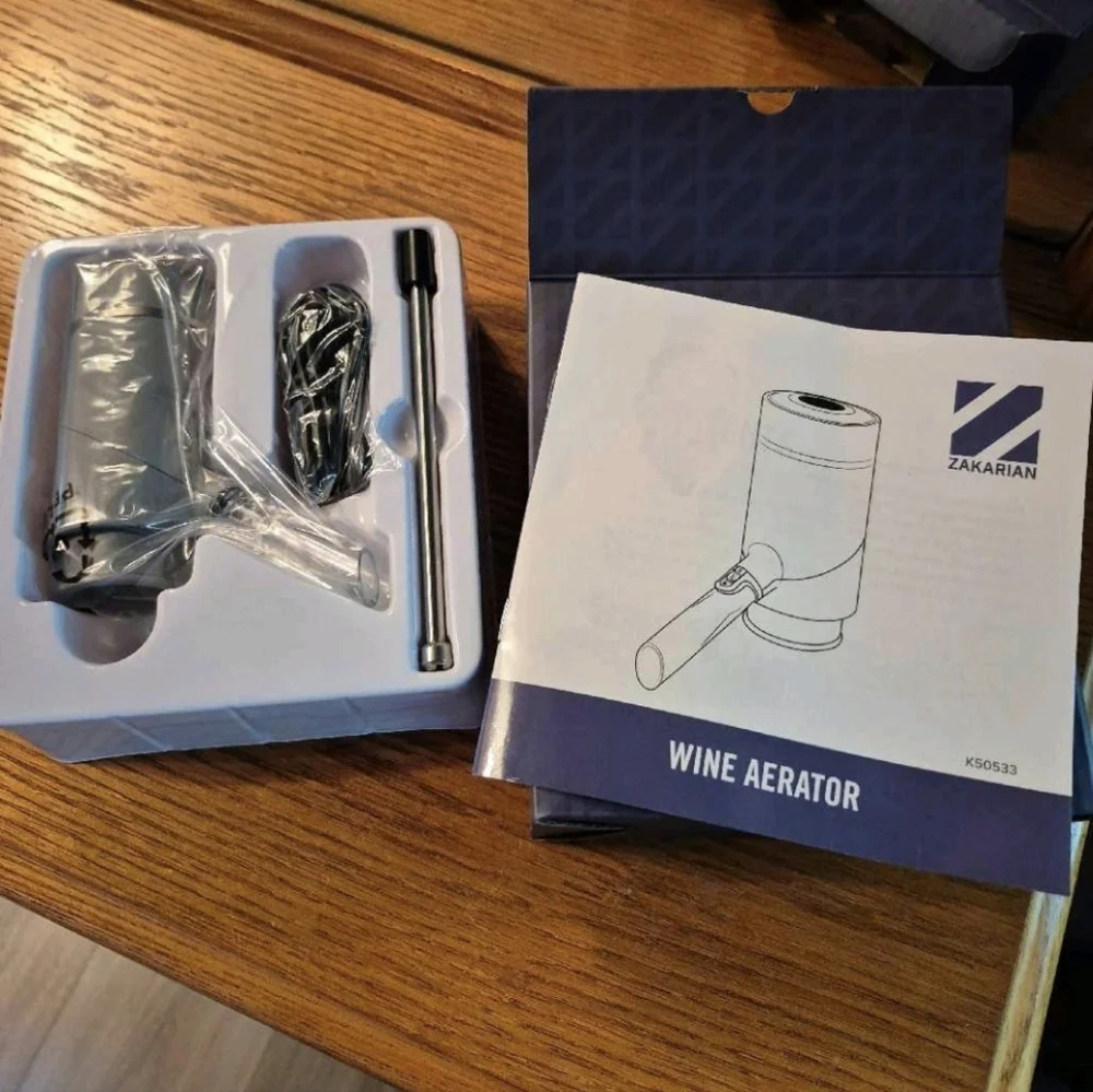 ❤️‍🔥 New Geoffrey Zakarian Wine Aerator New In Gift Box